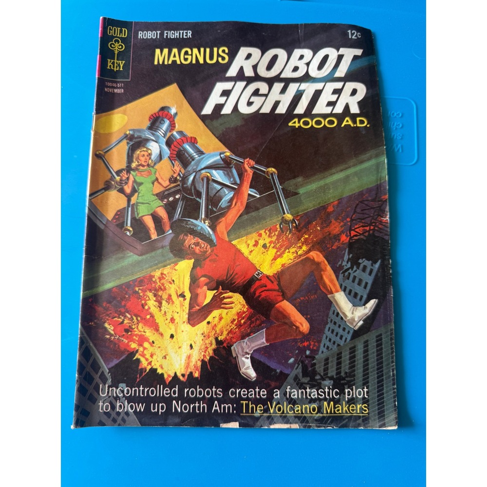 Magnus Robot Fighter 4000 AD #11 Gold Key 1965 Silver Age The Volcano Makers